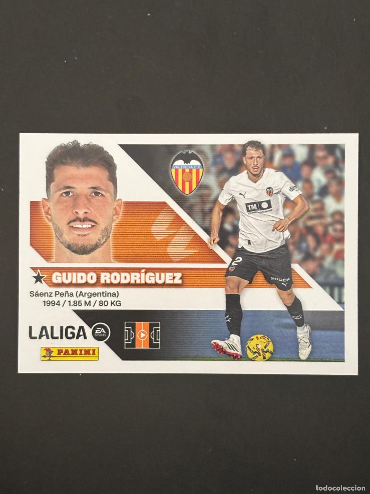Football Stickers: 12 GUIDO RODR&Iacute;GUEZ VALENCIA LIGA ESTE 26-27 2026-2027 PANINI LALIGA EA SPORTS