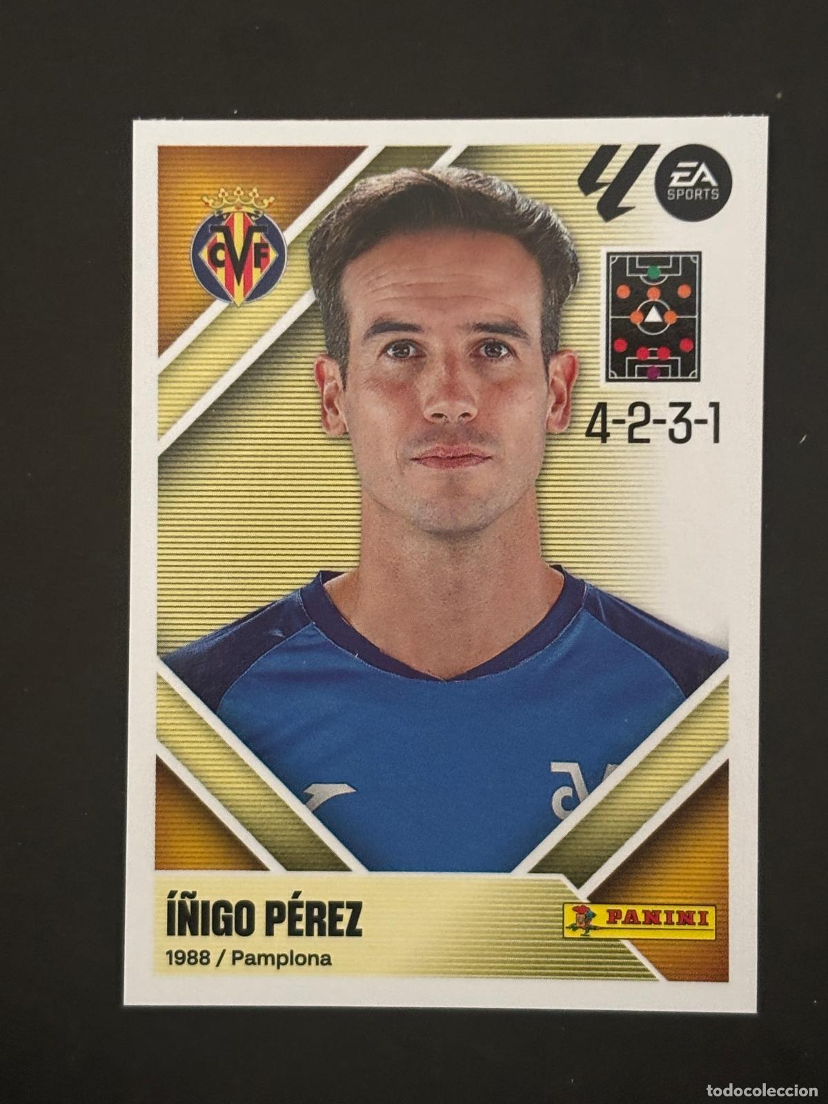Football Stickers: 2 &Iacute;&Ntilde;IGO P&Eacute;REZ VILLARREAL ENTRENADOR LIGA ESTE 26-27 2026-2027 PANINI LALIGA EA SPORTS