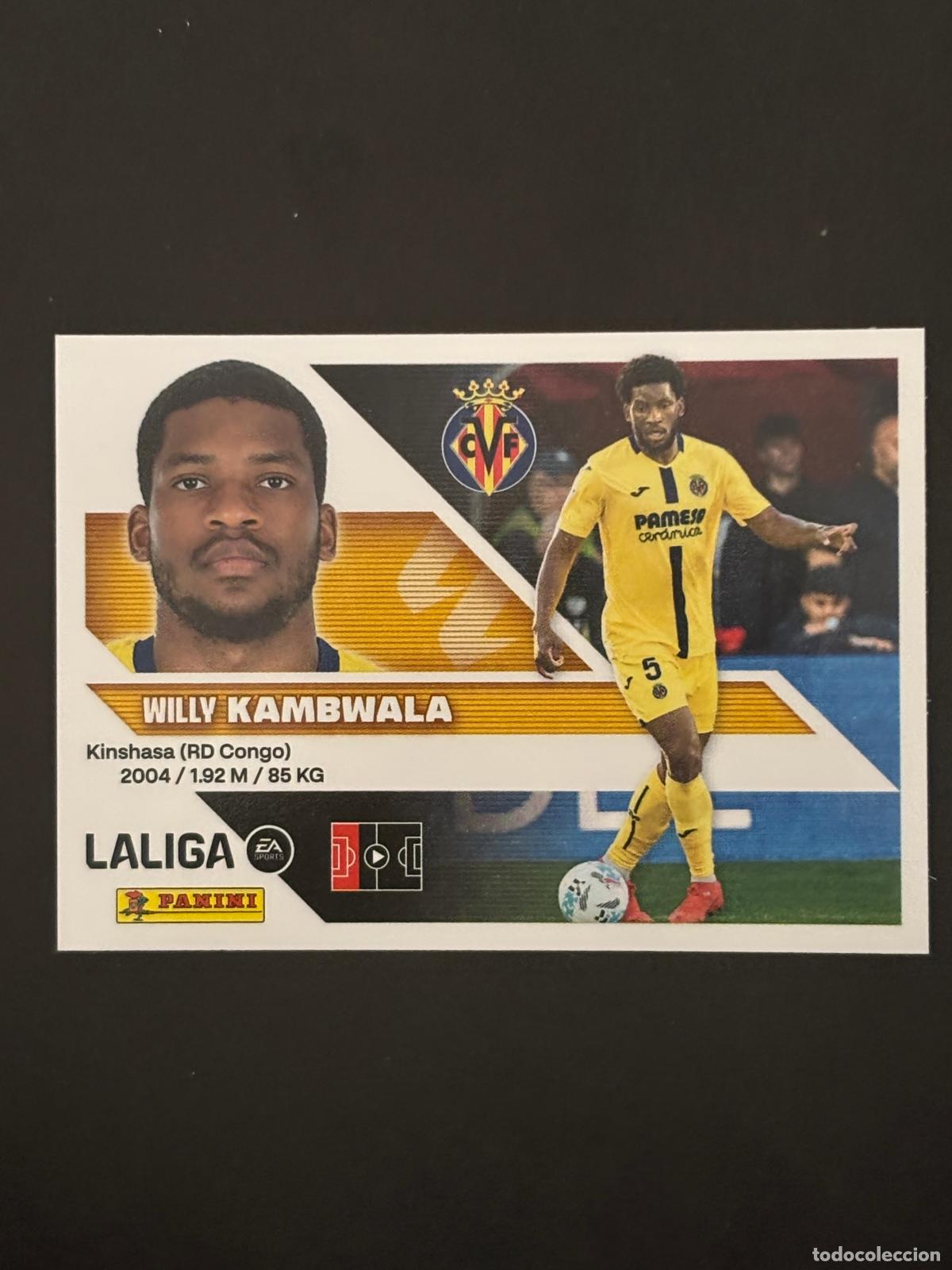 Football Stickers: 8A KAMBWALA VILLARREAL LIGA ESTE 26-27 2026-2027 PANINI LALIGA EA SPORTS