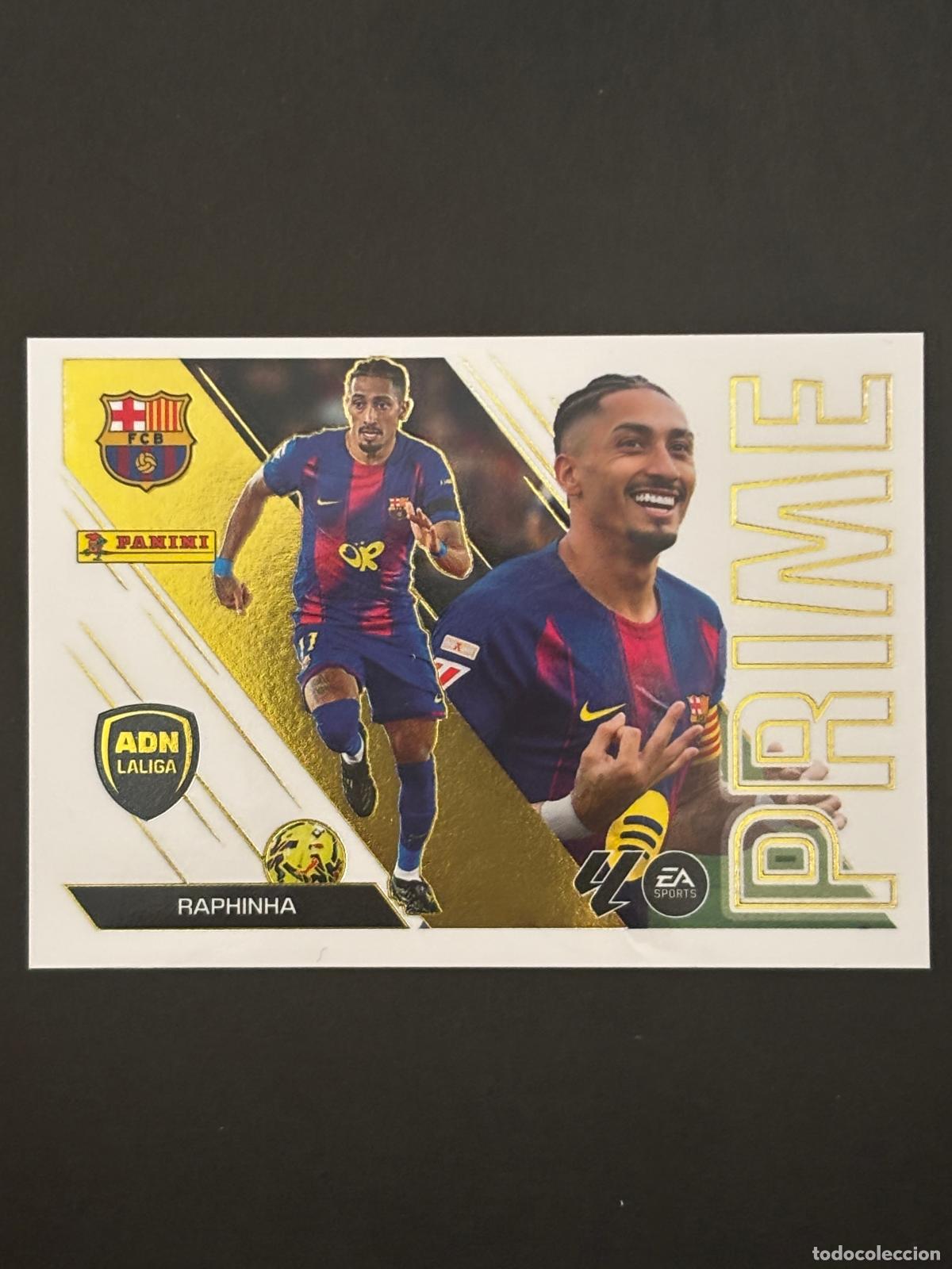 Football Stickers: 13 RAPHINHA BARCELONA ADN LALIGA PRIME LIGA ESTE 26-27 2026-2027 PANINI LALIGA EA SPORTS