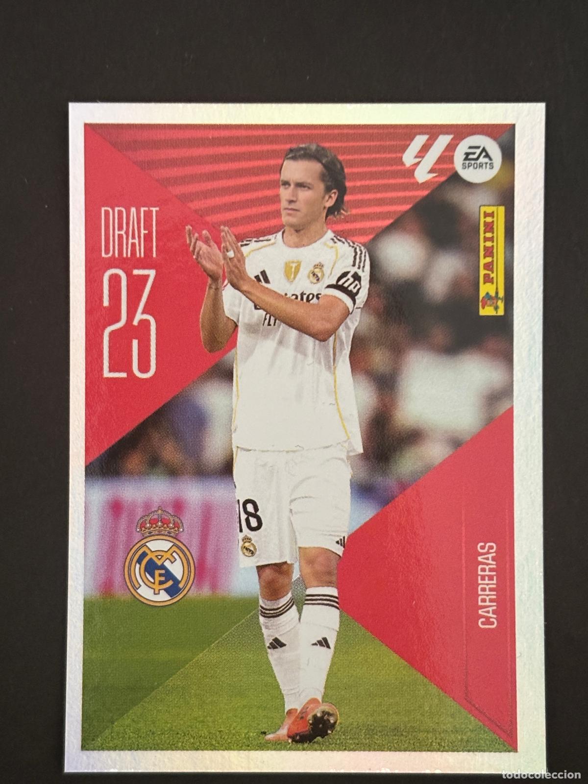 Fu&szlig;ball-Sticker: 5 CARRERAS REAL MADRID DRAFT 23 LIGA ESTE 26-27 2026-2027 PANINI LALIGA EA SPORTS