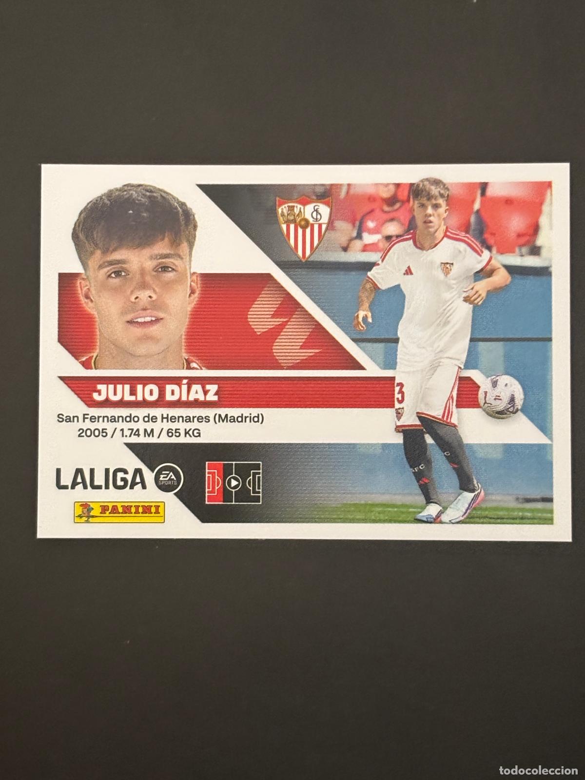 Cromos de f&uacute;tbol: 8BIS JULIO D&Iacute;AZ SEVILLA 3&ordf; EDICI&Oacute;N LIGA ESTE 26-27 2026-2027 PANINI LALIGA EA SPORTS
