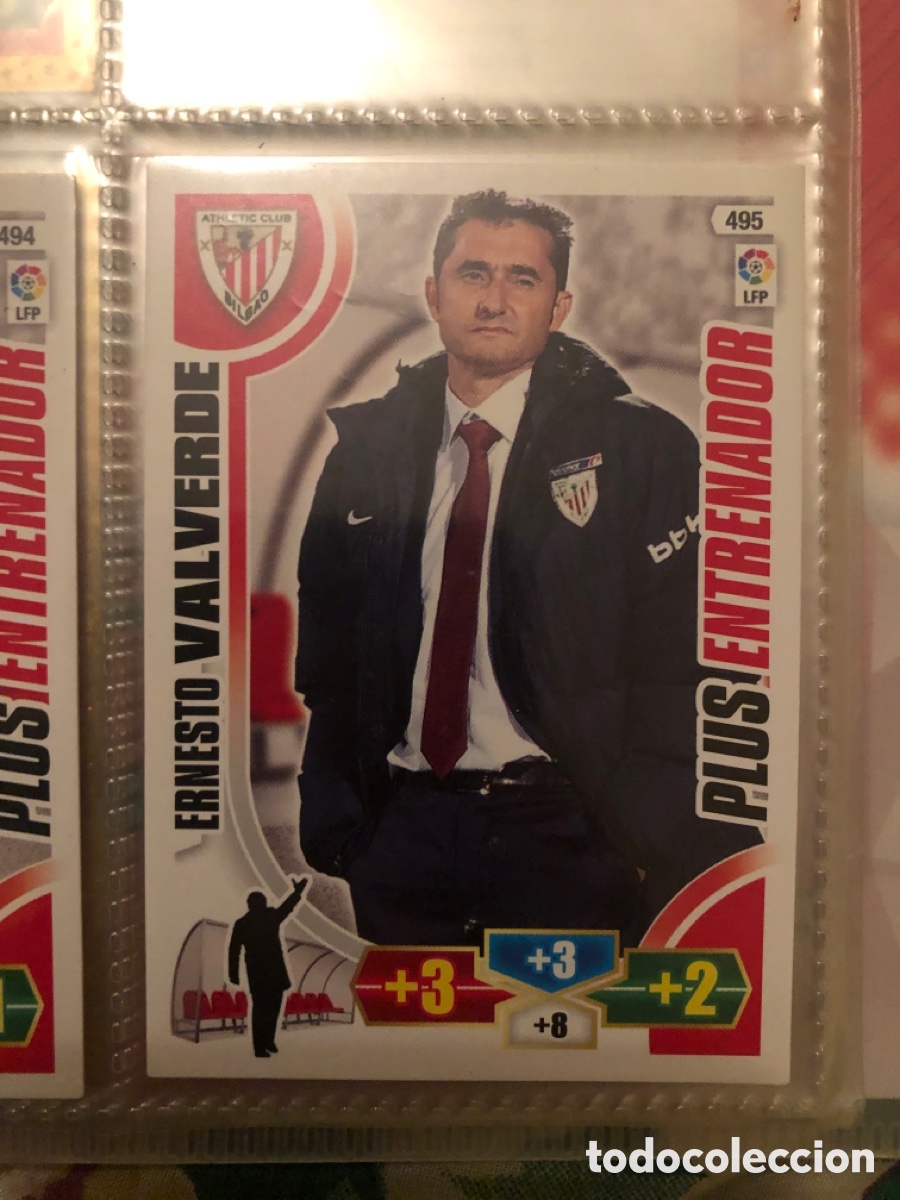 Cromos de f&uacute;tbol: 495 VALVERDE (ATHLETIC) -PLUS ENTRENADOR- ADRENALYN XL 2013 2014 13-14 PANINI CODIGO SIN ACTIVAR