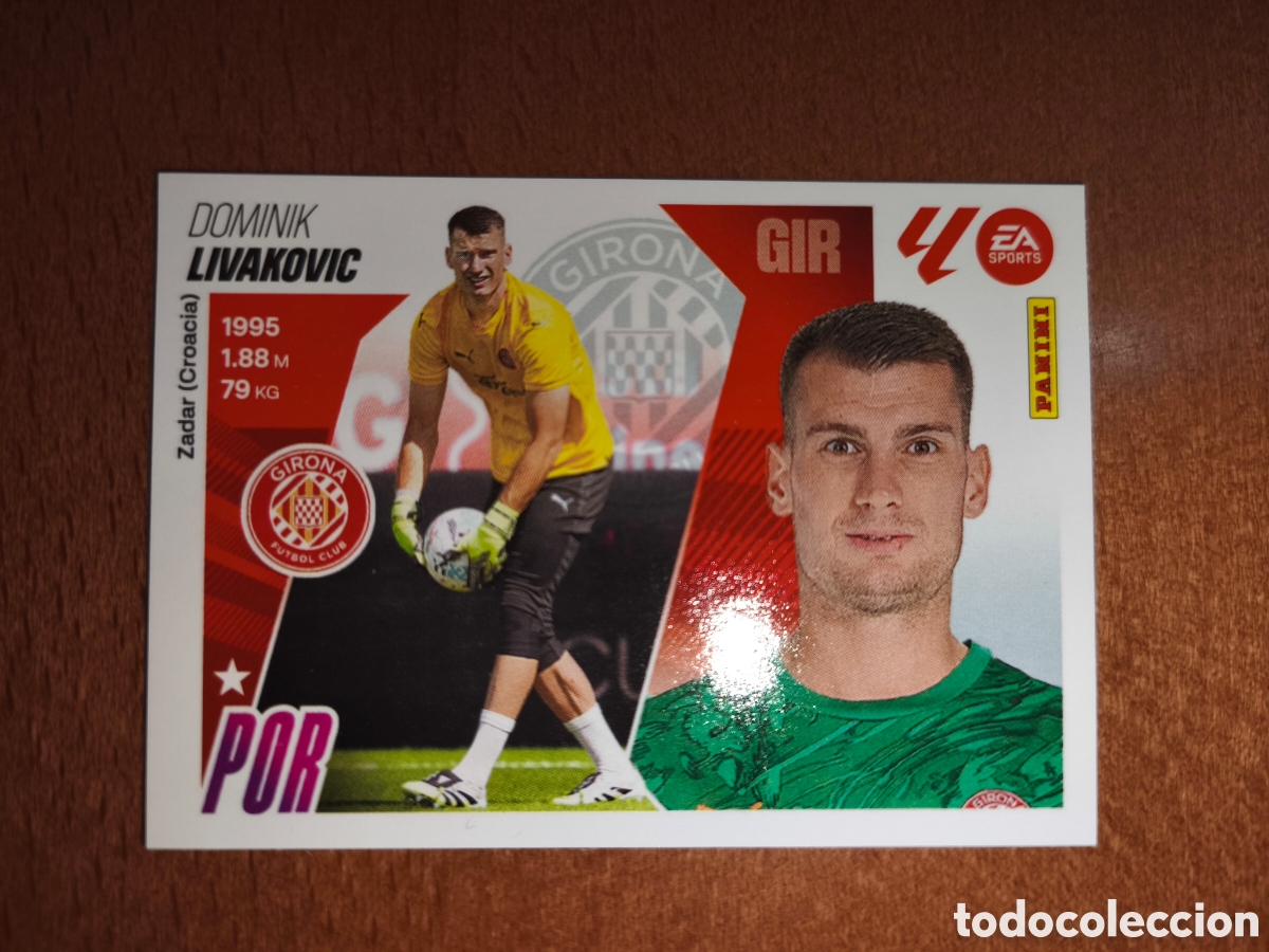 Cromos de f&uacute;tbol: Livakovic fichaje n&deg;59 liga este 25/26 Girona