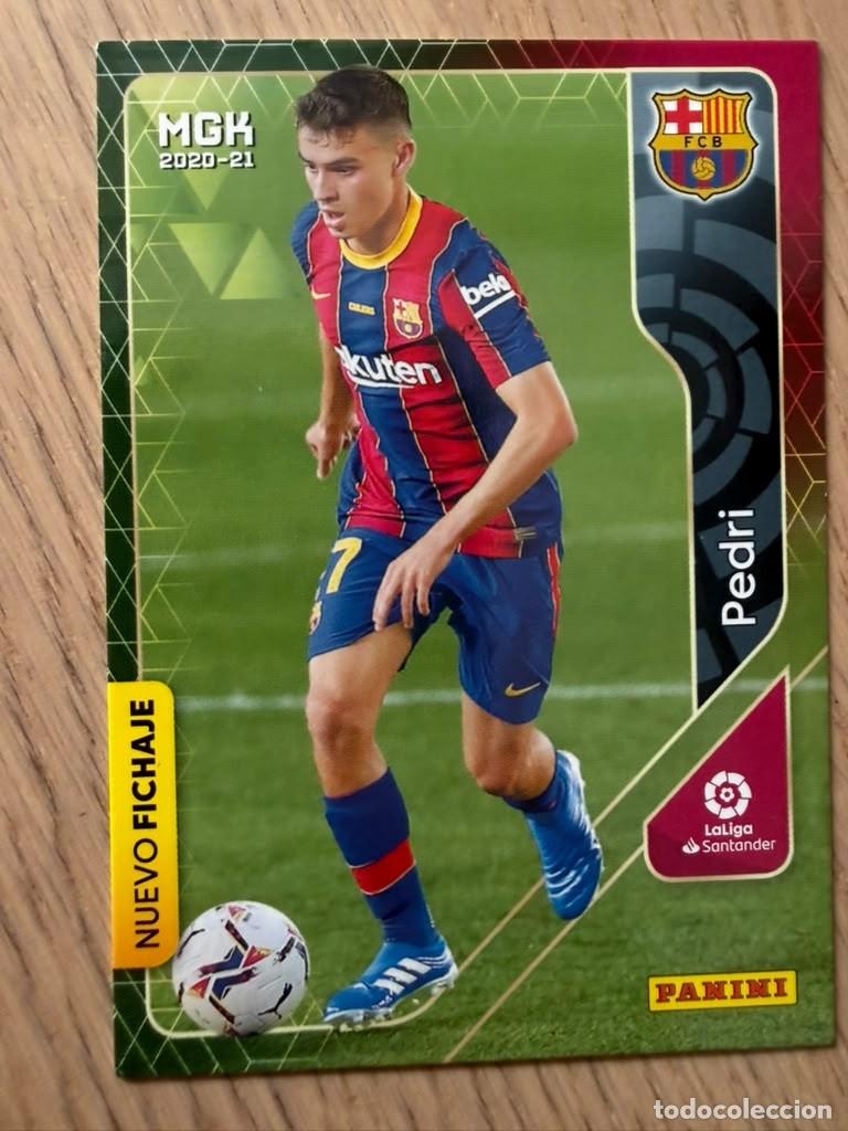 Cromos de f&uacute;tbol: 430 PEDRI ROOKIE NUEVO FICHAJE BARCELONA 20 21 2020 2021 LIGA SANTANDER PANINI MEGACRAKS MGK CARD