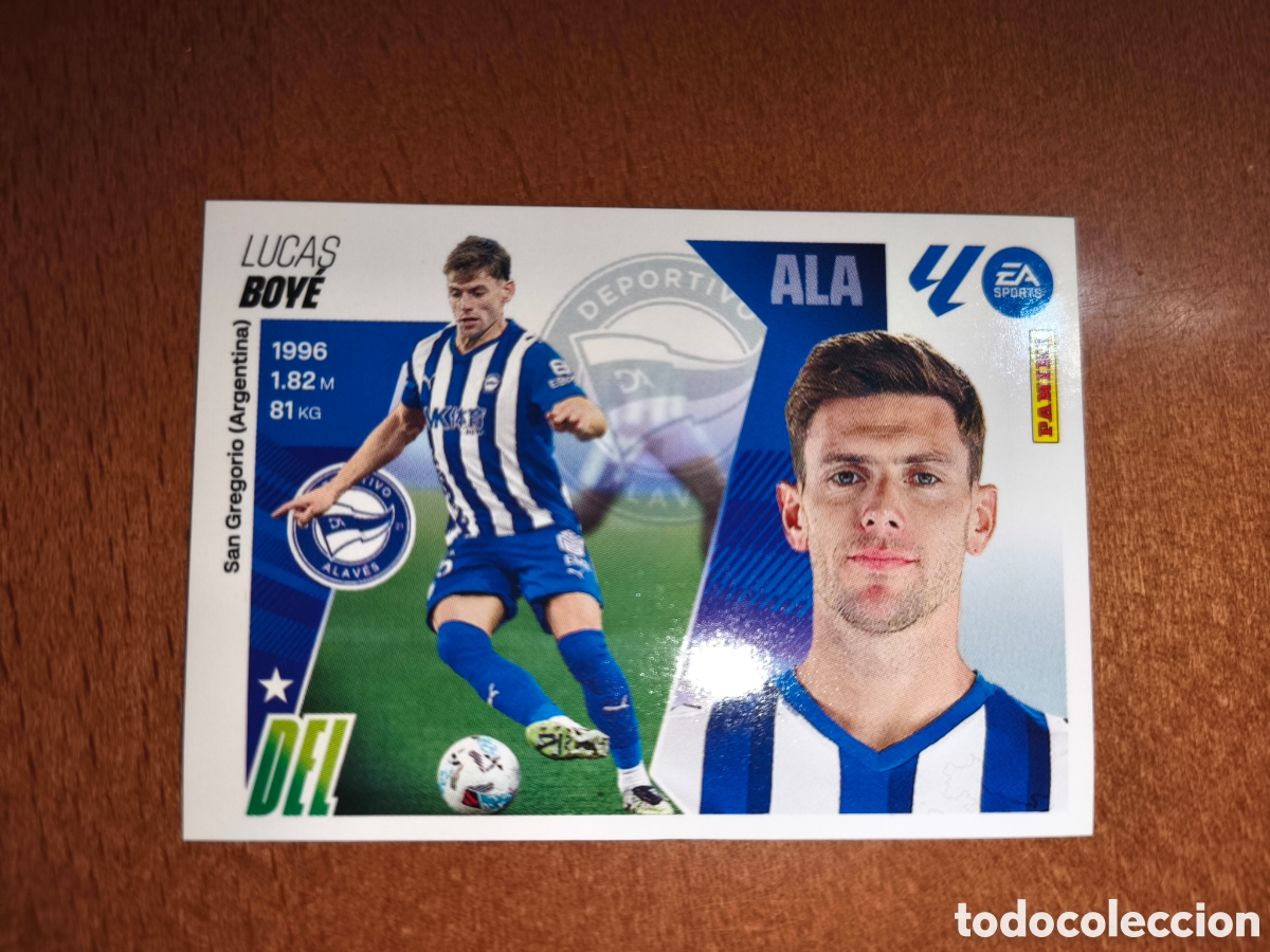 Cromos de f&uacute;tbol: Boye coloca n&deg;19 Bis liga este 25/26 Deportivo Alav&eacute;s