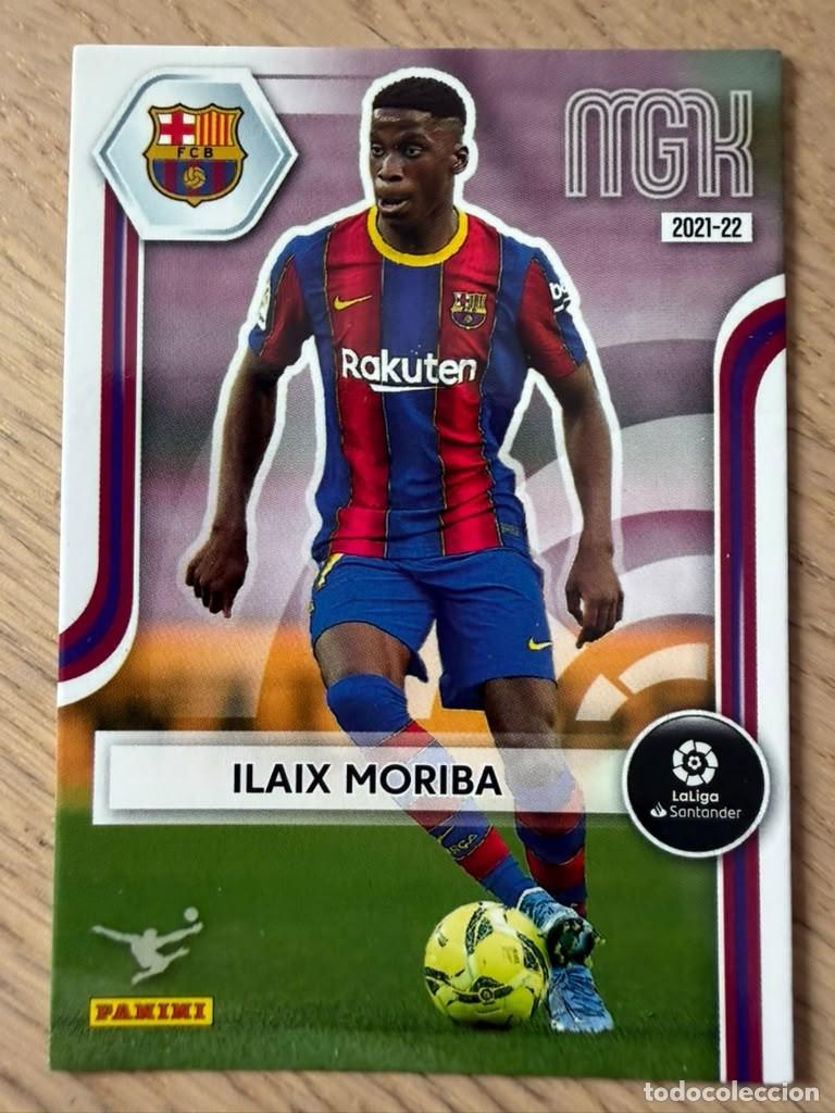 Fu&szlig;ball-Sticker: 66 ILAIX MORIBA BARCELONA 21 22 2021 2022 LIGA SANTANDER PANINI MEGACRAKS MGK CARD