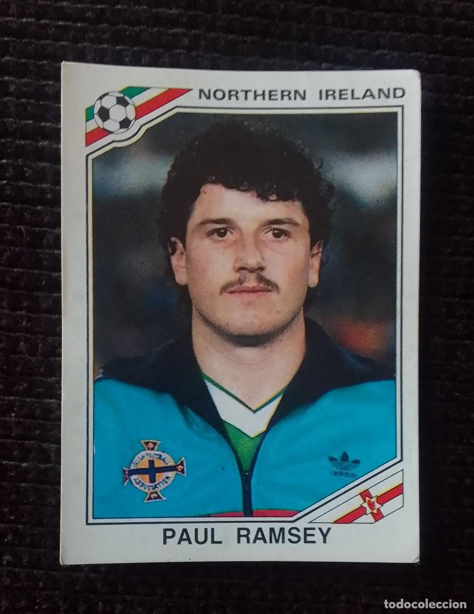 Cromos de f&uacute;tbol: CROMO MEXICO 86. RAMSEY. 282. NORTHERN IRELAND. PANINI.