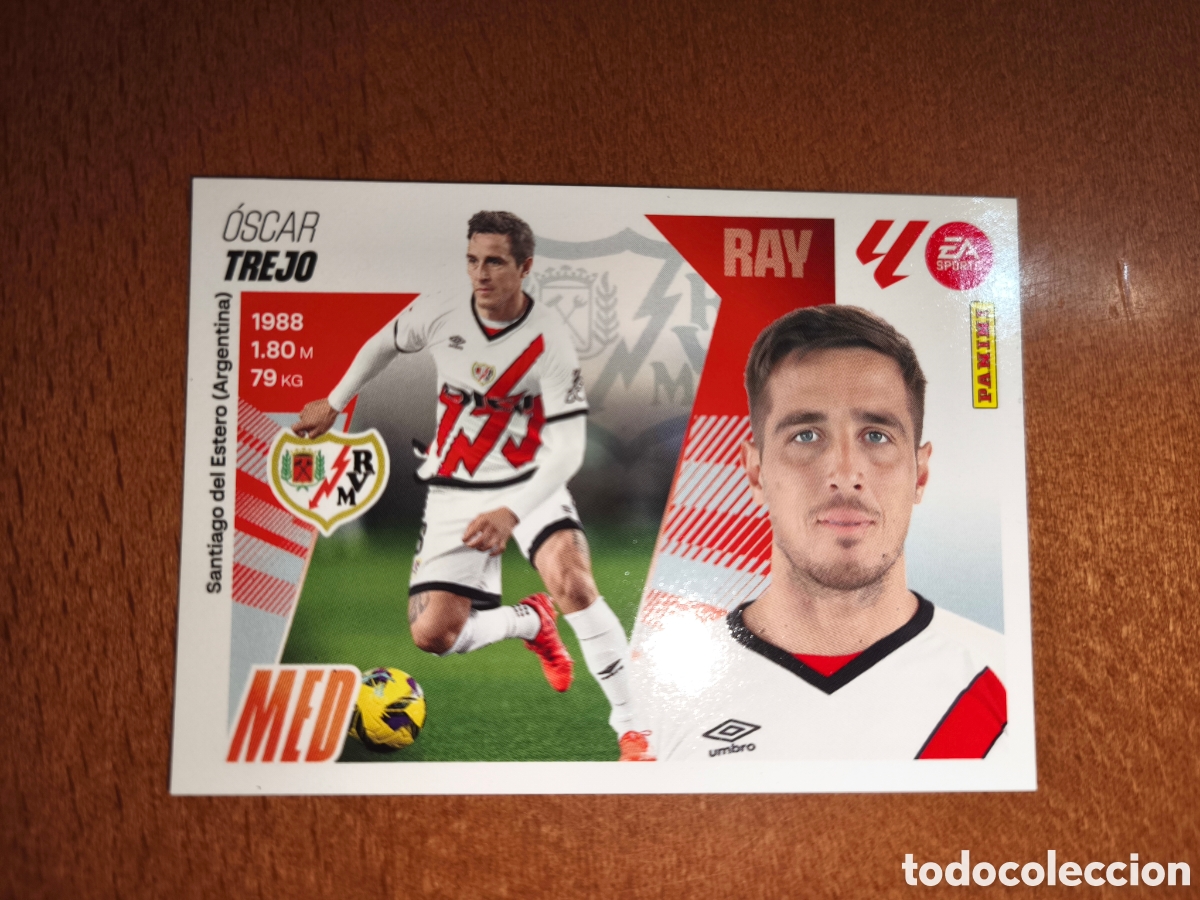 Cromos de f&uacute;tbol: Trejo n&deg;15B liga este 25/26 Rayo Vallecano