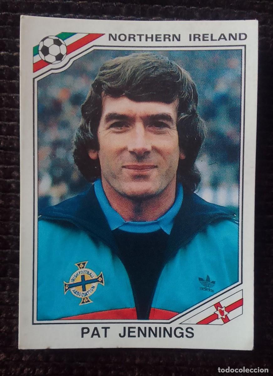 Fu&szlig;ball-Sticker: CROMO MEXICO 86. JENNINGS. 276. NORTHERN IRELAND. PANINI.
