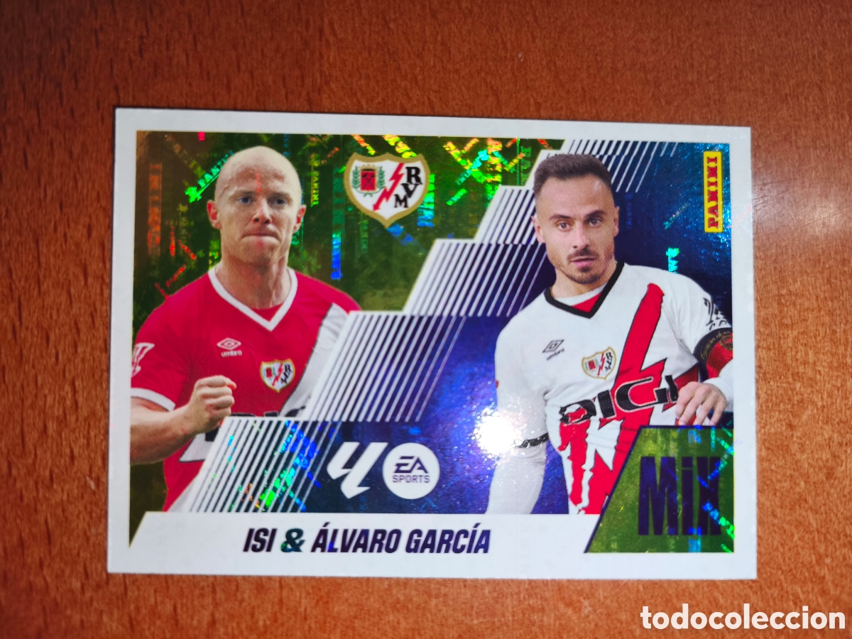 Cartes &agrave; collectionner de Football: Isi/&Aacute;lvaro Garc&iacute;a n&deg;12 MIX liga este 25/26 Rayo Vallecano