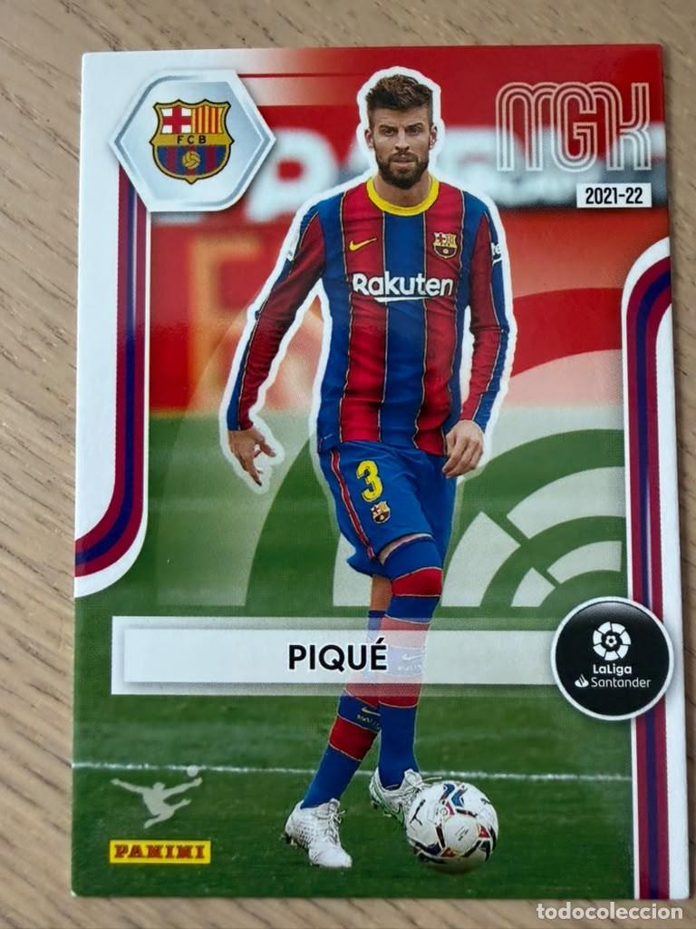 Cromos de f&uacute;tbol: 60 PIQUE BARCELONA 21 22 2021 2022 LIGA SANTANDER PANINI MEGACRAKS MGK CARD