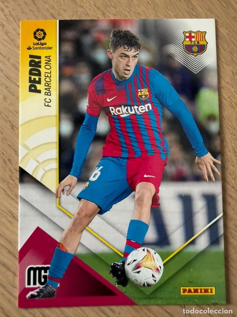 Cromos de f&uacute;tbol: 77 PEDRI BARCELONA 22 23 2022 2023 LIGA SANTANDER PANINI MEGACRAKS MGK CARD