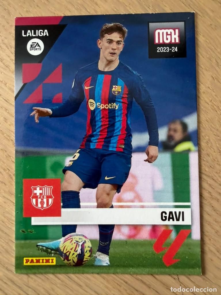 Cromos de f&uacute;tbol: 101 GAVI BARCELONA 23 24 2023 2024 LIGA SANTANDER PANINI MEGACRACKS MGK CARD