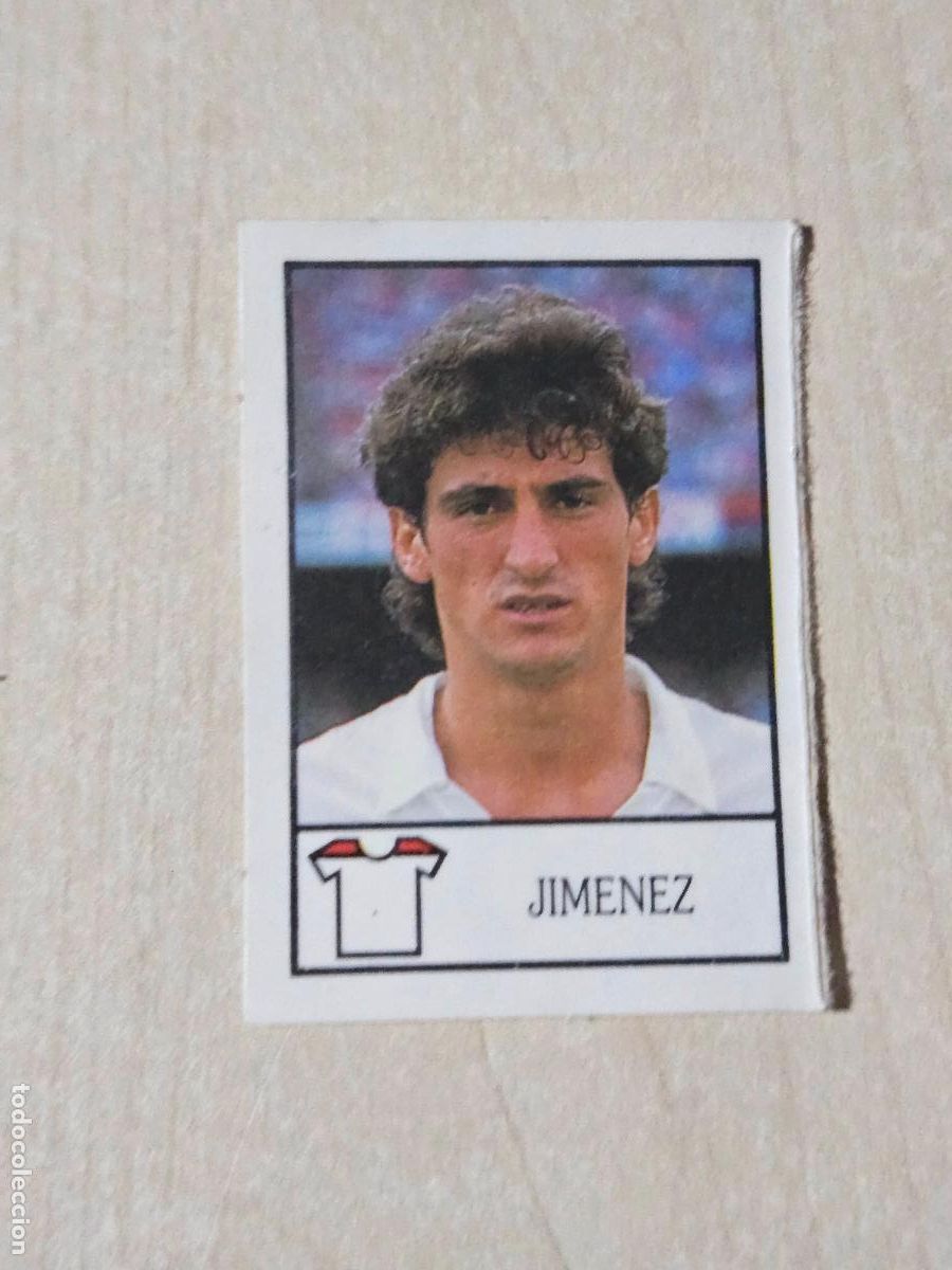 Cromos de f&uacute;tbol: BOLLY F&Uacute;TBOL BOLLYCAO LIGA 87 88 1987 1988 - 214 JIMENEZ - NUNCA PEGADO