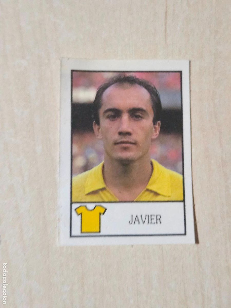 Figurine di Calcio: BOLLY F&Uacute;TBOL BOLLYCAO LIGA 87 88 1987 1988 - 184 JAVIER - NUNCA PEGADO