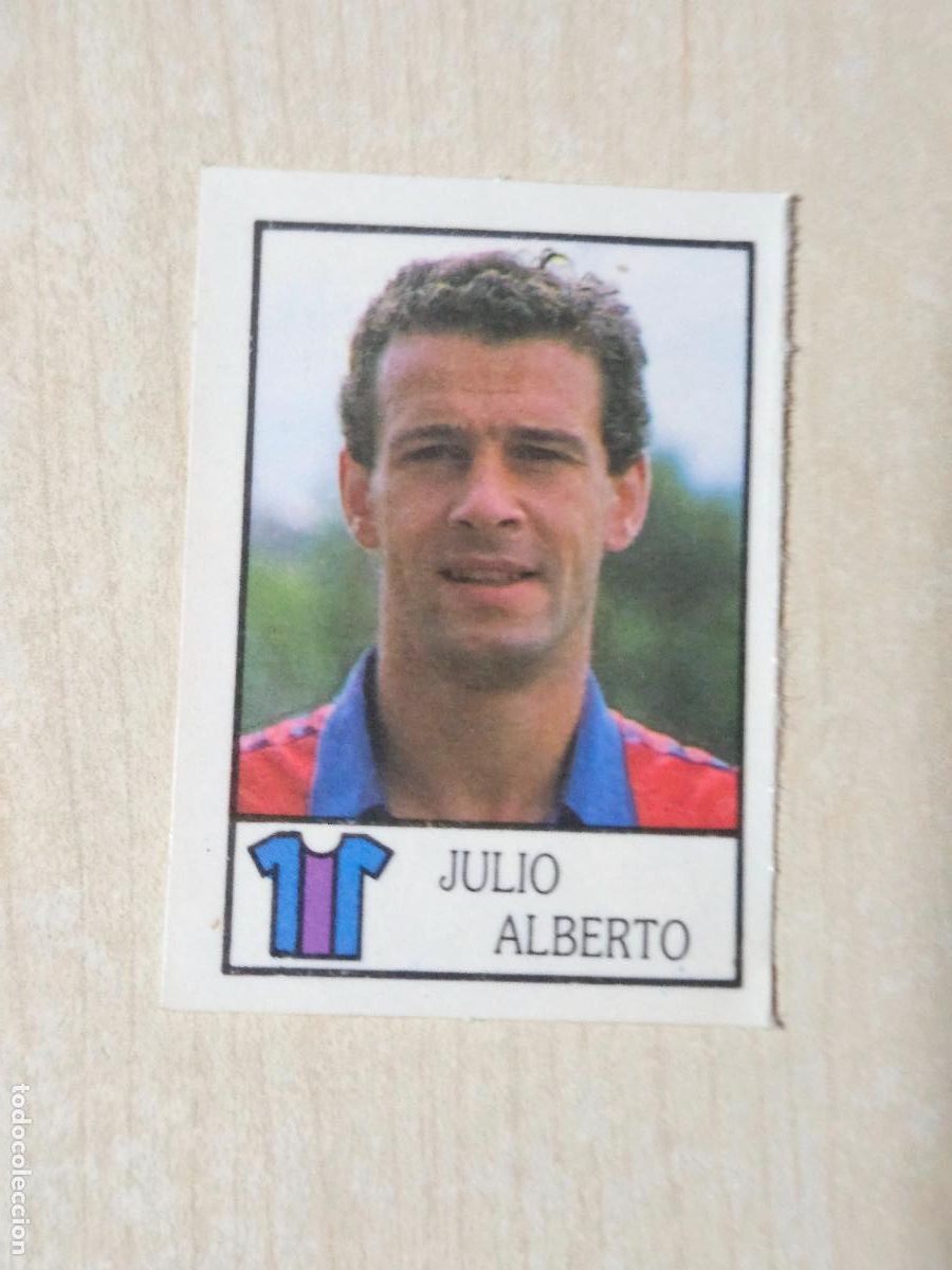 Figurine di Calcio: BOLLY F&Uacute;TBOL BOLLYCAO LIGA 87 88 1987 1988 - 36 JULIO ALBERTO - NUNCA PEGADO