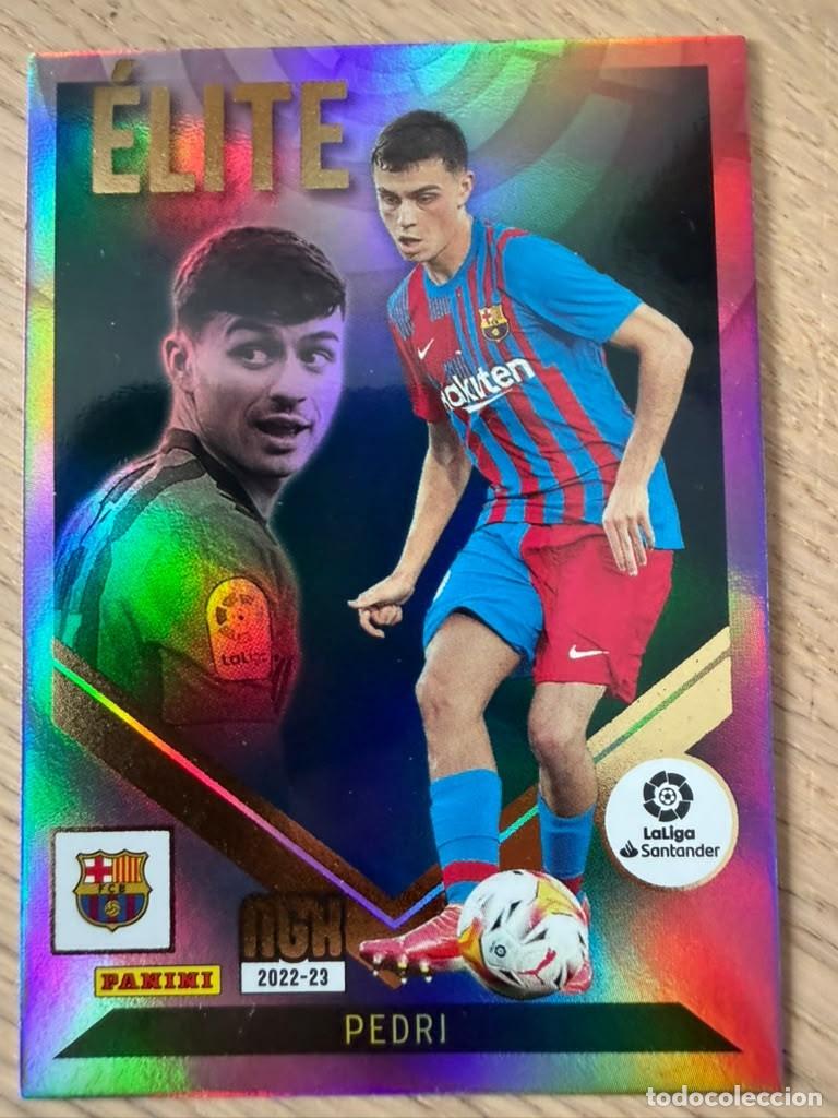 Figurine di Calcio: 8 PEDRI ELITE BARCELONA 22 23 2022 2023 LIGA SANTANDER PANINI MEGACRACKS MGK CARD
