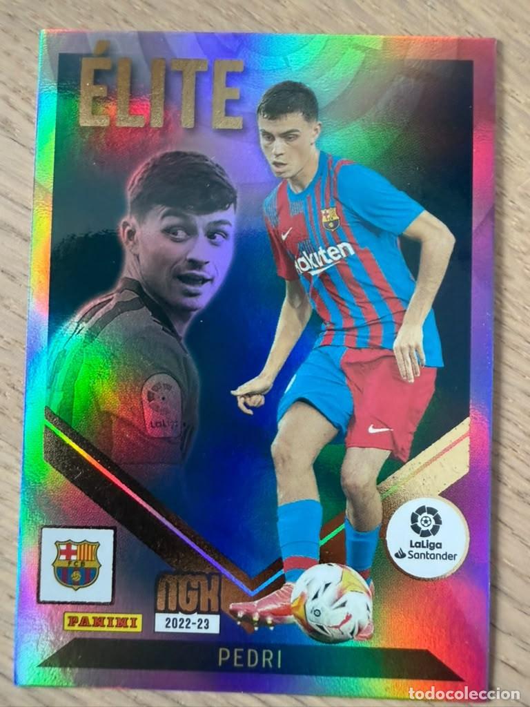 Figurine di Calcio: 8 PEDRI ELITE BARCELONA 22 23 2022 2023 LIGA SANTANDER PANINI MEGACRACKS MGK CARD