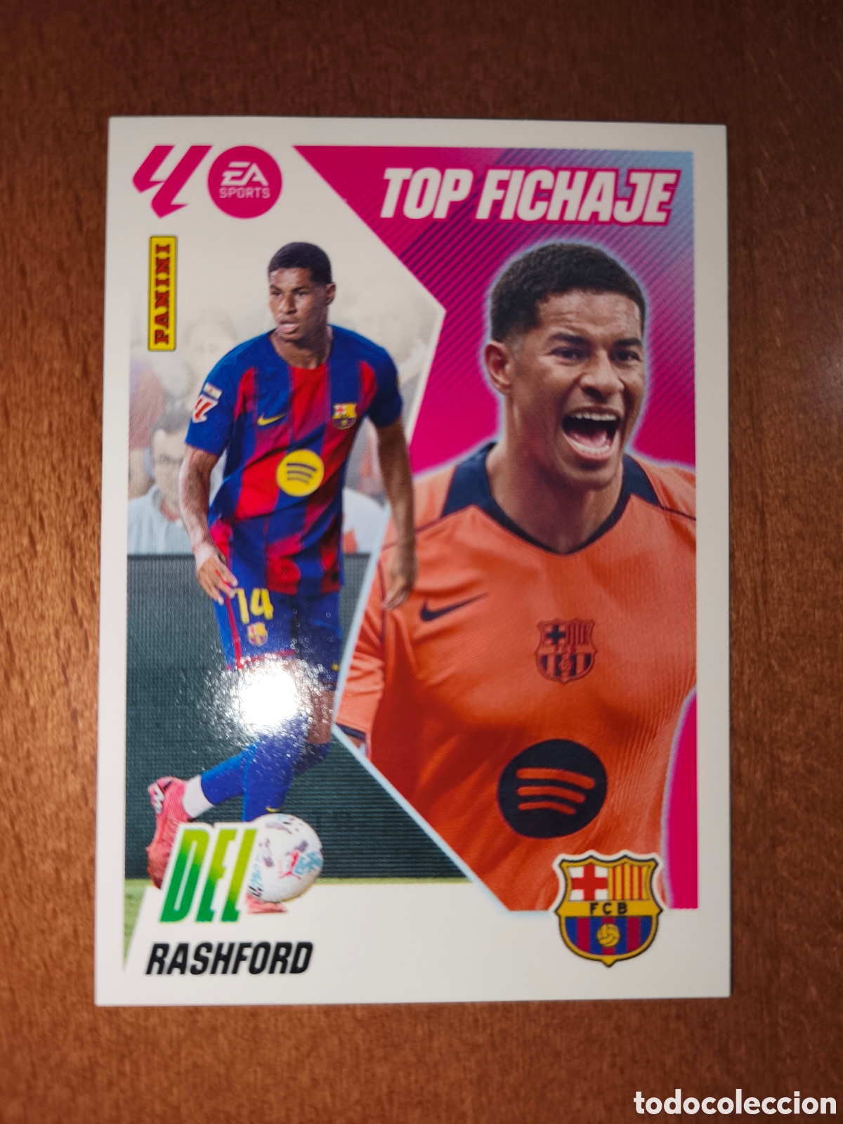 Fu&szlig;ball-Sticker: Rashford TOP FICHAJE liga este 25/26 Barcelona