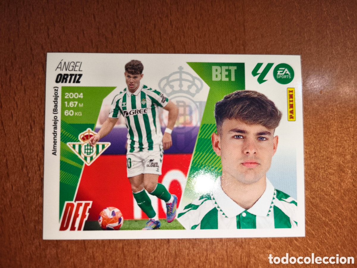 Fu&szlig;ball-Sticker: Ortiz n&deg;5B liga este 25/26 Real Betis