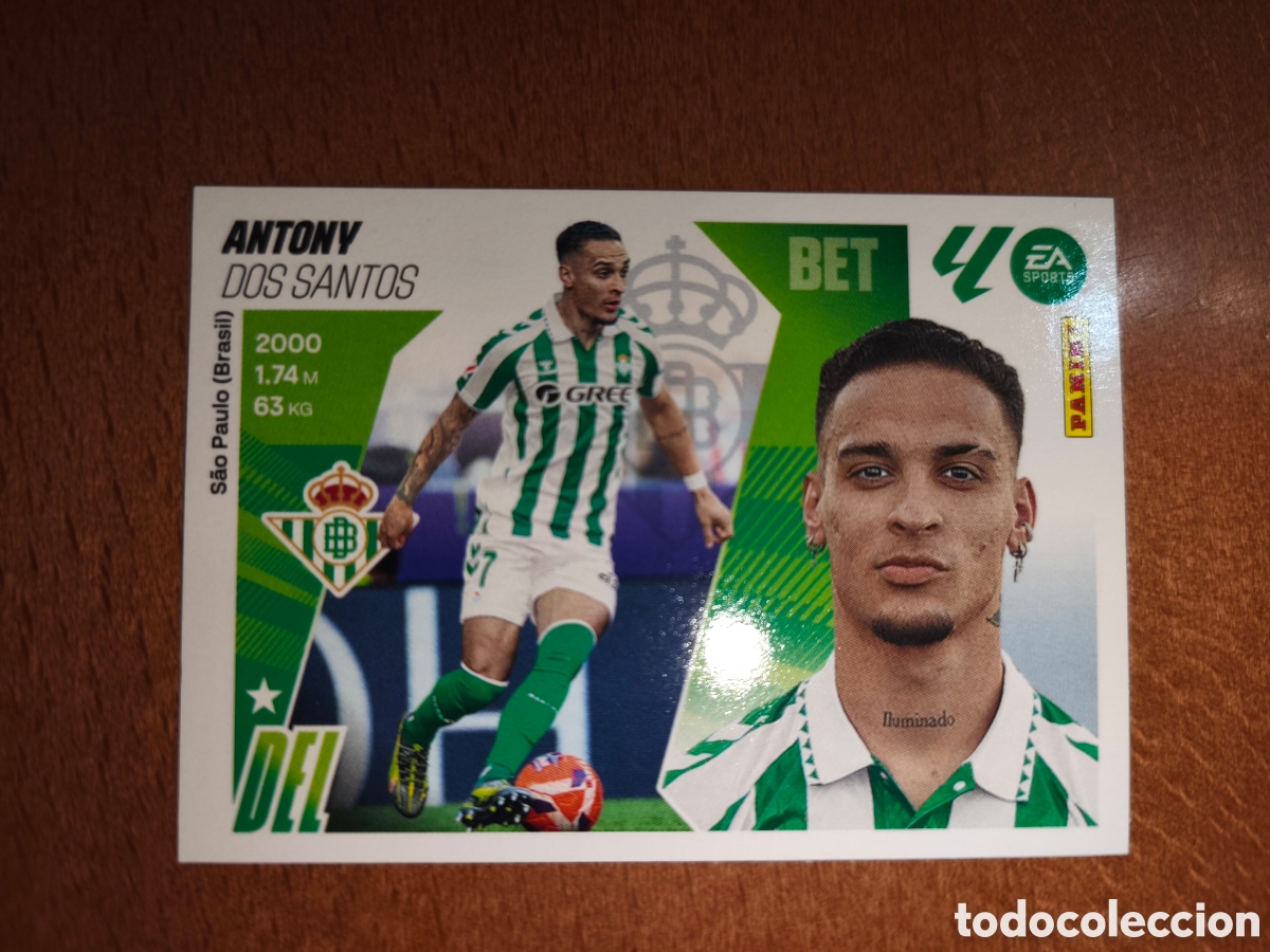 Cartes &agrave; collectionner de Football: Antony n&deg;17 liga este 25/26 Real Betis