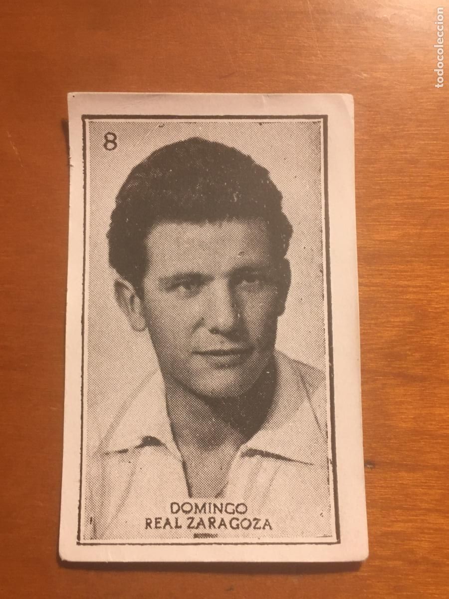 Cromos de Futebol: domingo zaragoza futbol primera division graficas brasil 1956 1957 56 57 nunca pegado