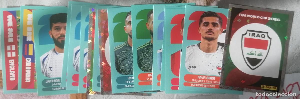 Cartes &agrave; collectionner de Football: Lote de 46 Cromos Panini World Cup 2026