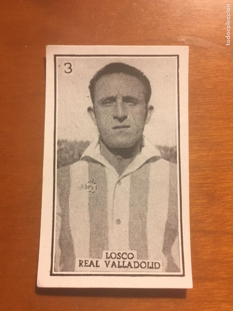 Cromos de Futebol: losco valladolid futbol primera division graficas brasil 1956 1957 56 57 nunca pegado