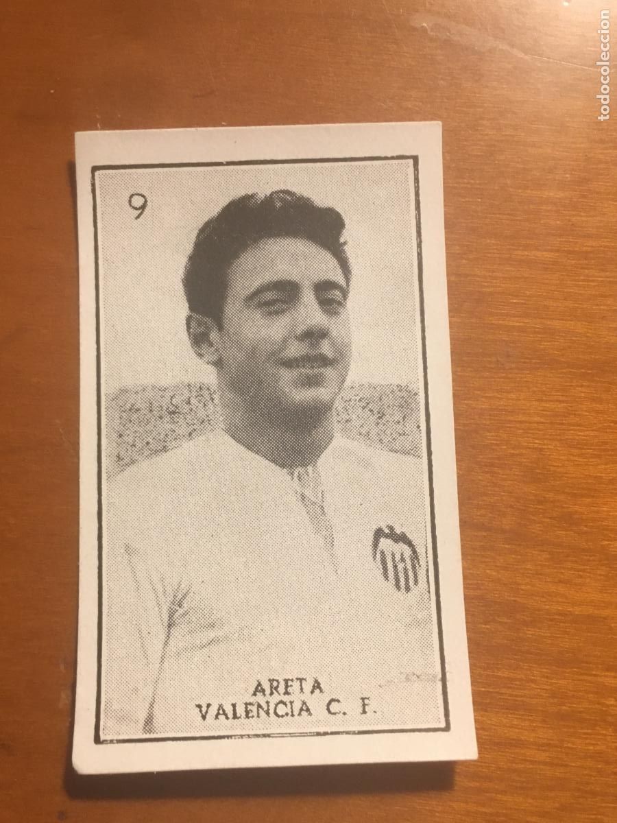 Cromos de Futebol: areta valencia futbol primera division graficas brasil 1956 1957 56 57 nunca pegado