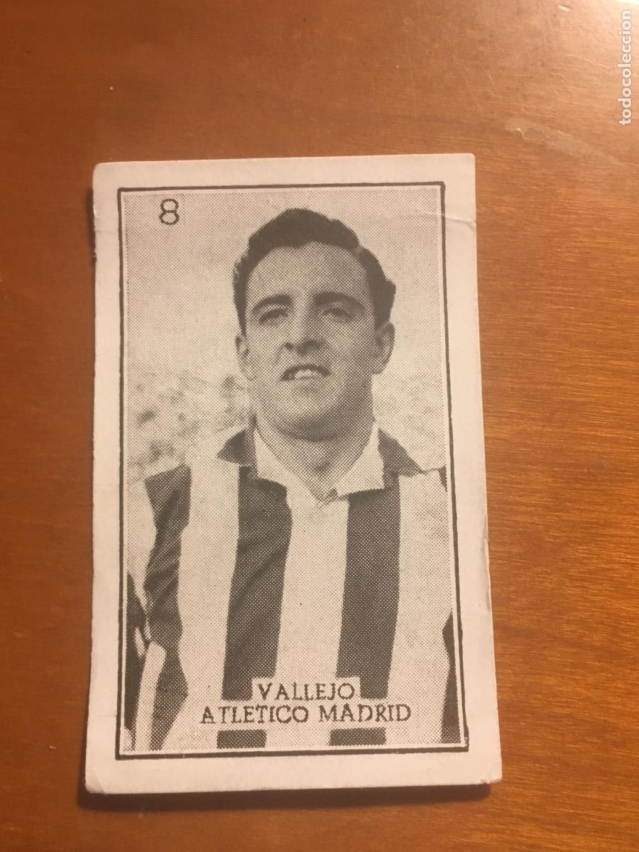 Cromos de Futebol: vallejo atletico madrid futbol primera division graficas brasil 1956 1957 56 57 nunca pegado