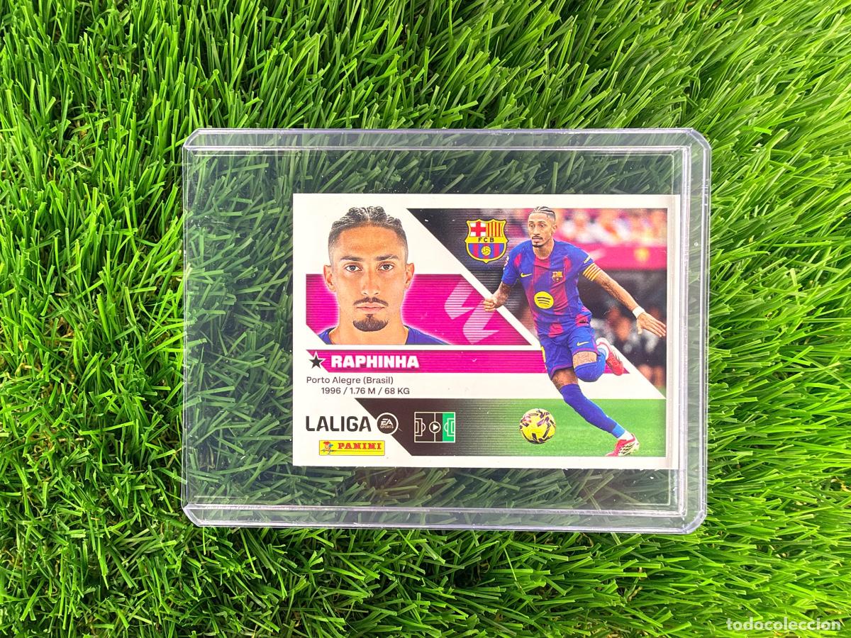 Cromos de f&uacute;tbol: N&ordm; 19 Raphinha FC Barcelona Liga Este 26 27