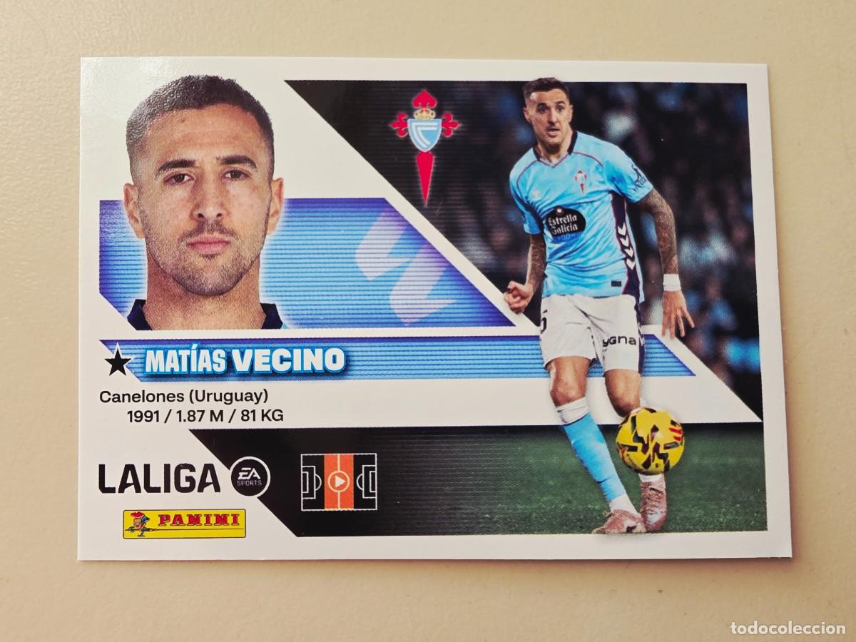 Cromos de f&uacute;tbol: 14 BIS Mat&iacute;as Vecino, Coloca, RC Celta de Vigo, Panini Ediciones Liga Este 2026 2027 sin pegar