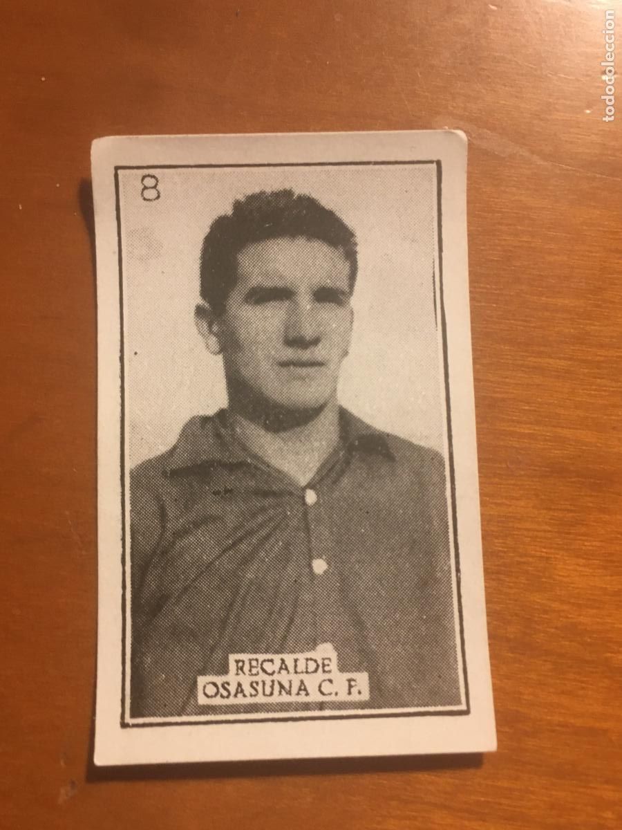 Cromos de Futebol: recalde osasuna futbol primera division graficas brasil 1956 1957 56 57 nunca pegado