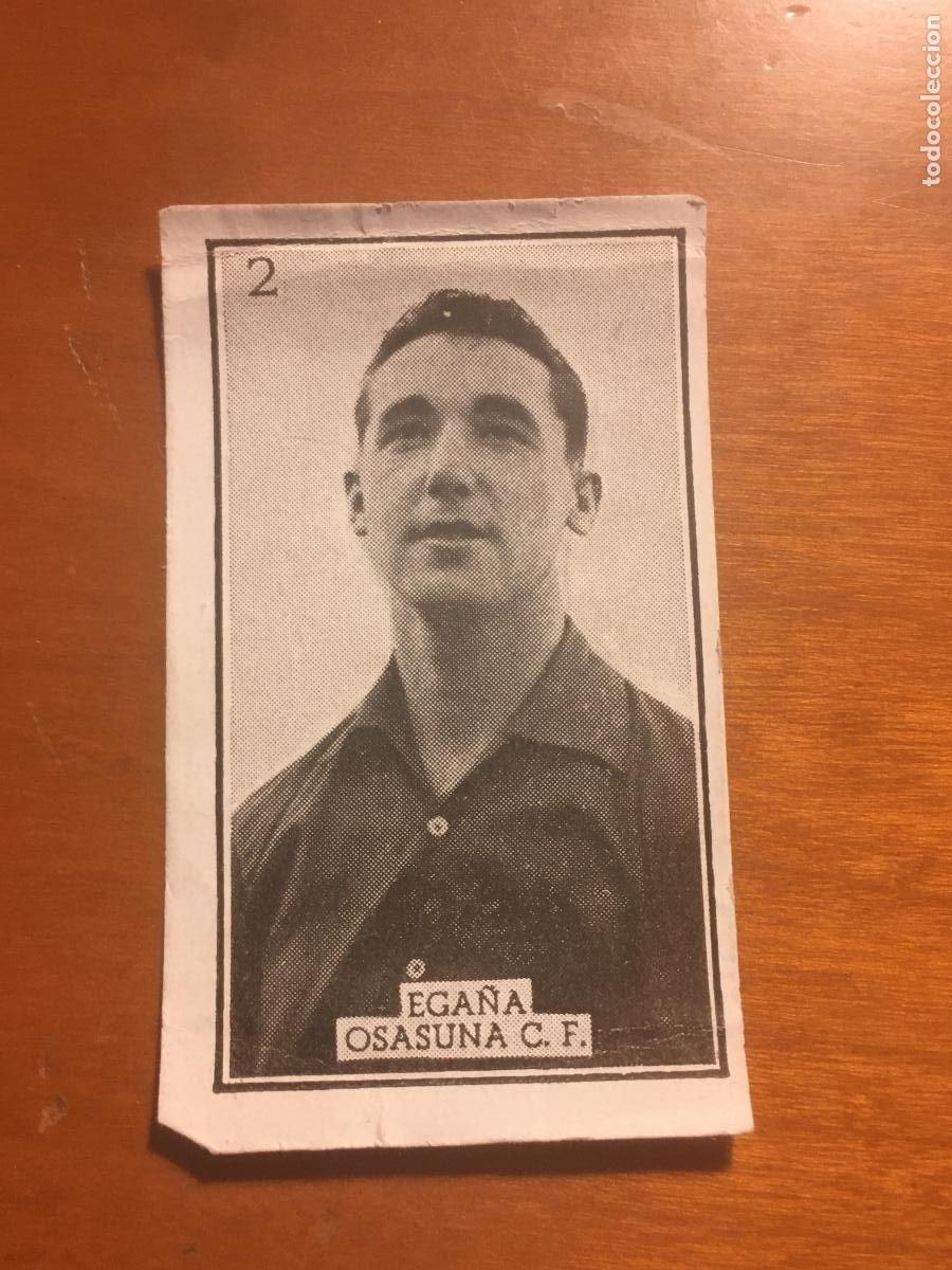 Cromos de f&uacute;tbol: ega&ntilde;a osasuna futbol primera division graficas brasil 1956 1957 56 57 nunca pegado