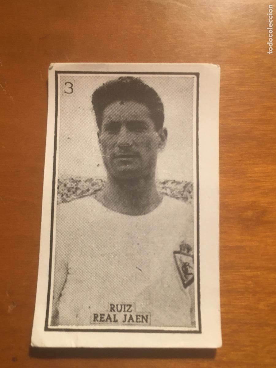 Cromos de f&uacute;tbol: ruiz real jaen futbol primera division graficas brasil 1956 1957 56 57 nunca pegado