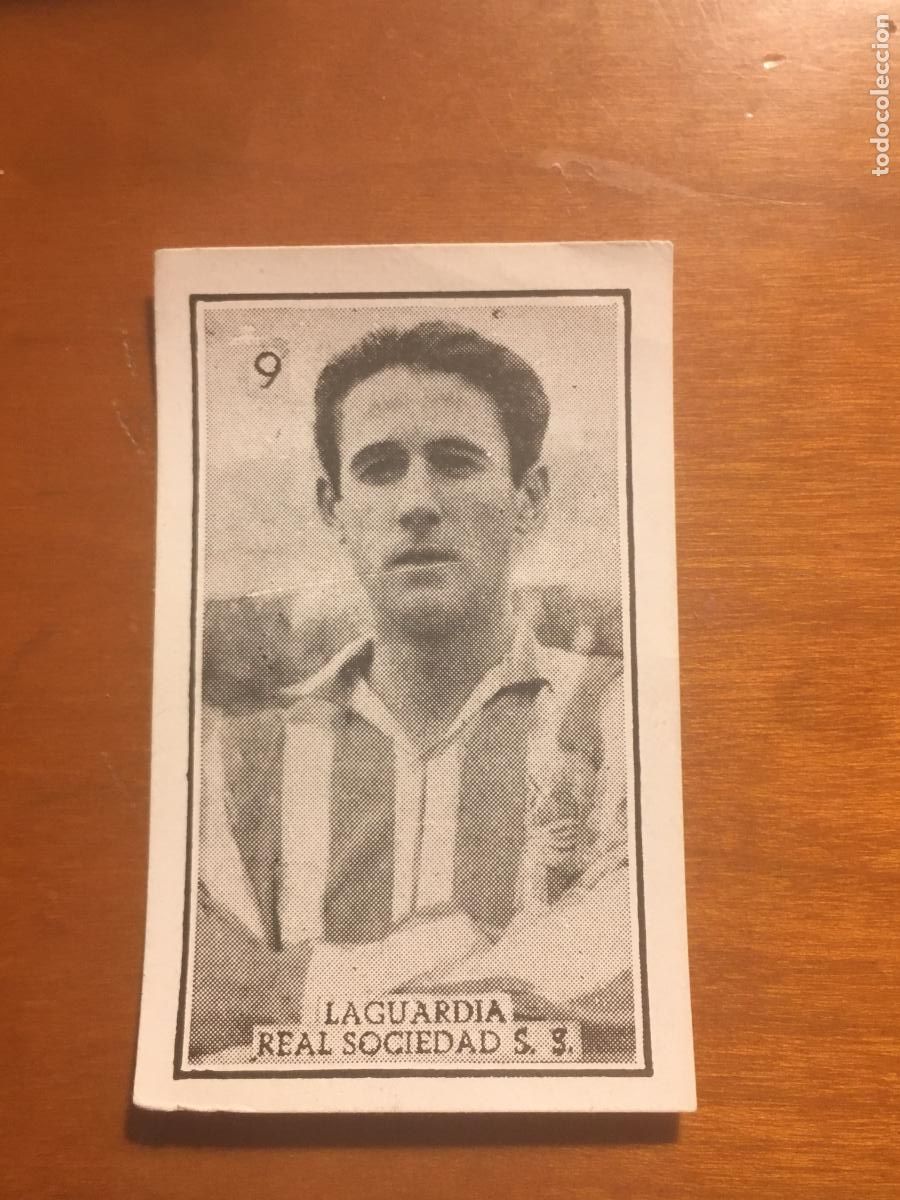 Cromos de f&uacute;tbol: laguardia real sociedad futbol primera division graficas brasil 1956 1957 56 57 nunca pegado