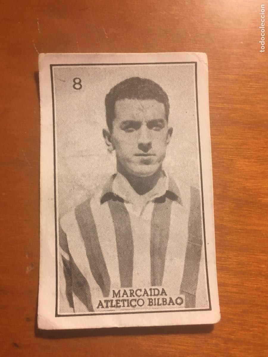 Cromos de f&uacute;tbol: marcaida athetic bilbao futbol primera division graficas brasil 1956 1957 56 57 nunca pegado