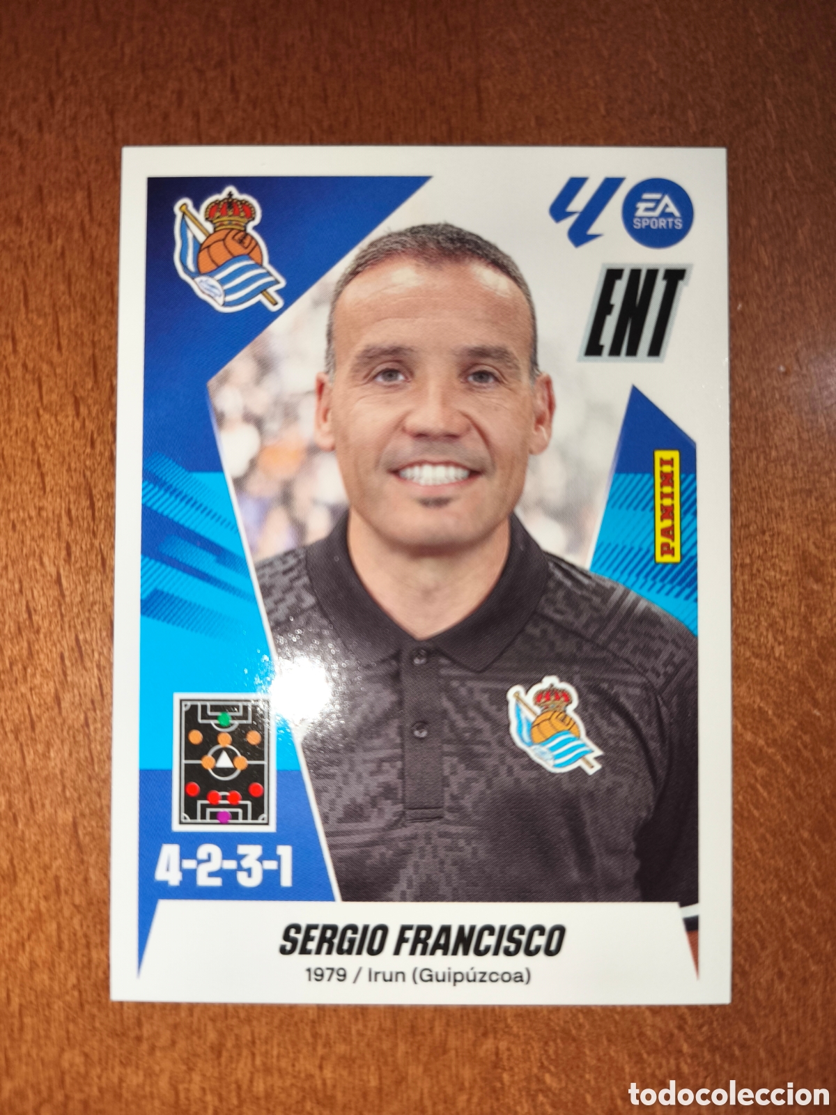 Cromos de f&uacute;tbol: Sergio Francisco n&deg;2 liga este 25/26 Real Sociedad