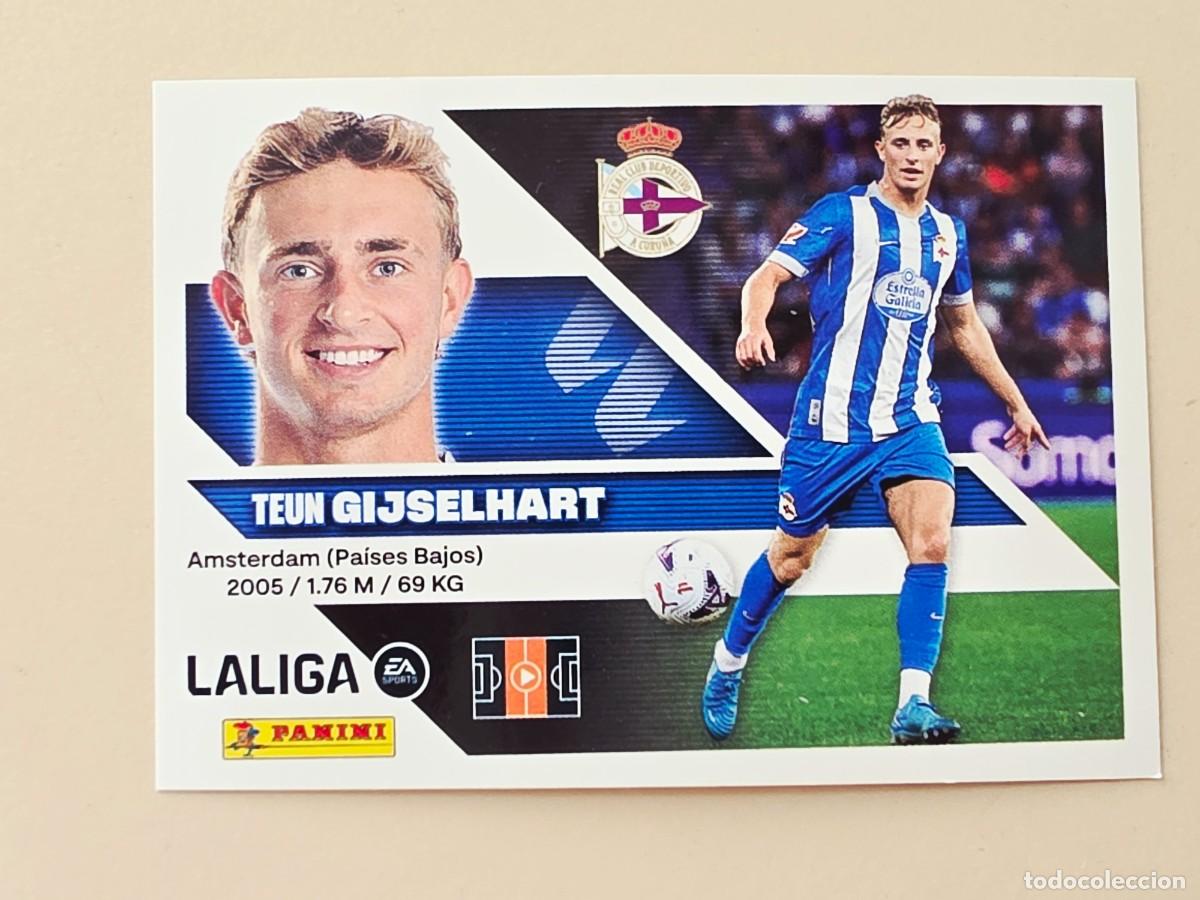 Cromos de f&uacute;tbol: 14 BIS Teun Gijselhart, Coloca Deportivo de A Coru&ntilde;a, Panini Ediciones Liga Este 2026 2027 sin pegar