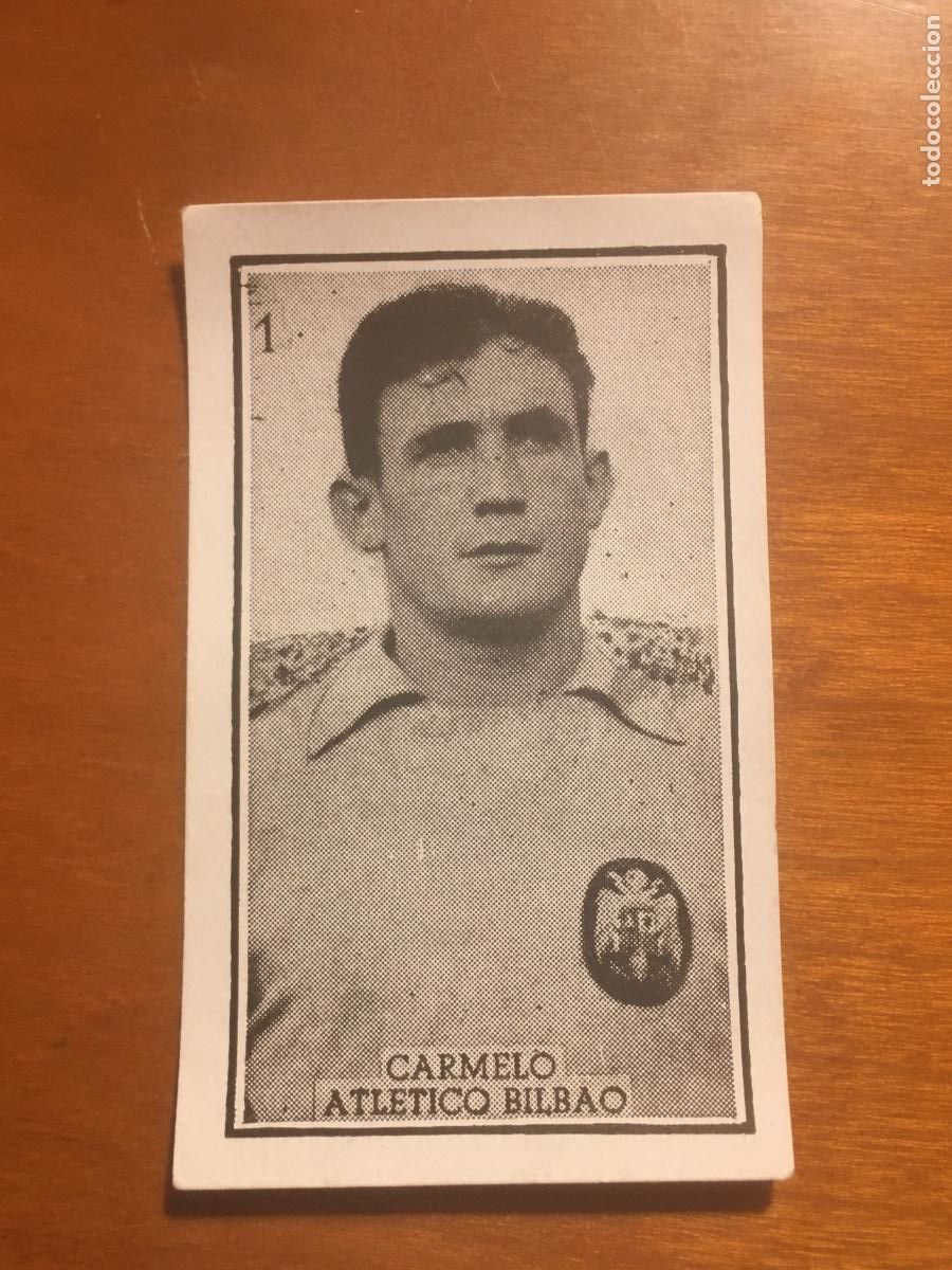 Cromos de f&uacute;tbol: carmelo athetic bilbao futbol primera division graficas brasil 1956 1957 56 57 nunca pegado