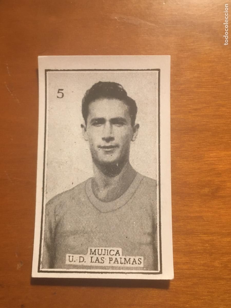 Cromos de f&uacute;tbol: mujica las palmas futbol primera division graficas brasil 1956 1957 56 57 nunca pegado