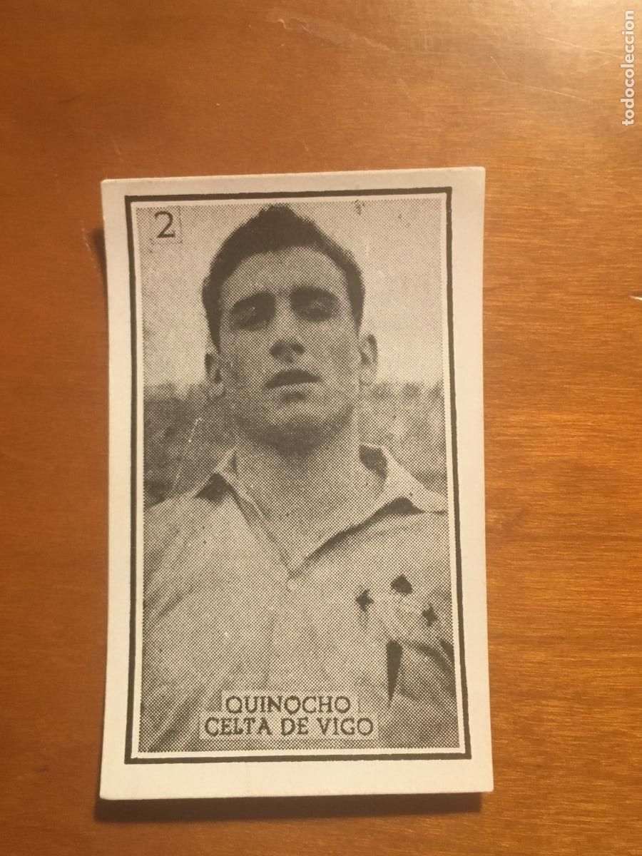 Cromos de f&uacute;tbol: quinocho celta vigo futbol primera division graficas brasil 1956 1957 56 57 nunca pegado