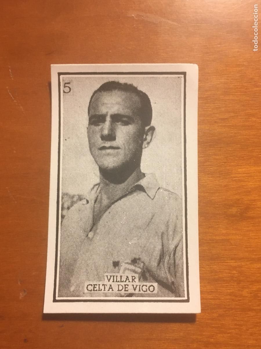 Cromos de f&uacute;tbol: villar celta vigo futbol primera division graficas brasil 1956 1957 56 57 nunca pegado