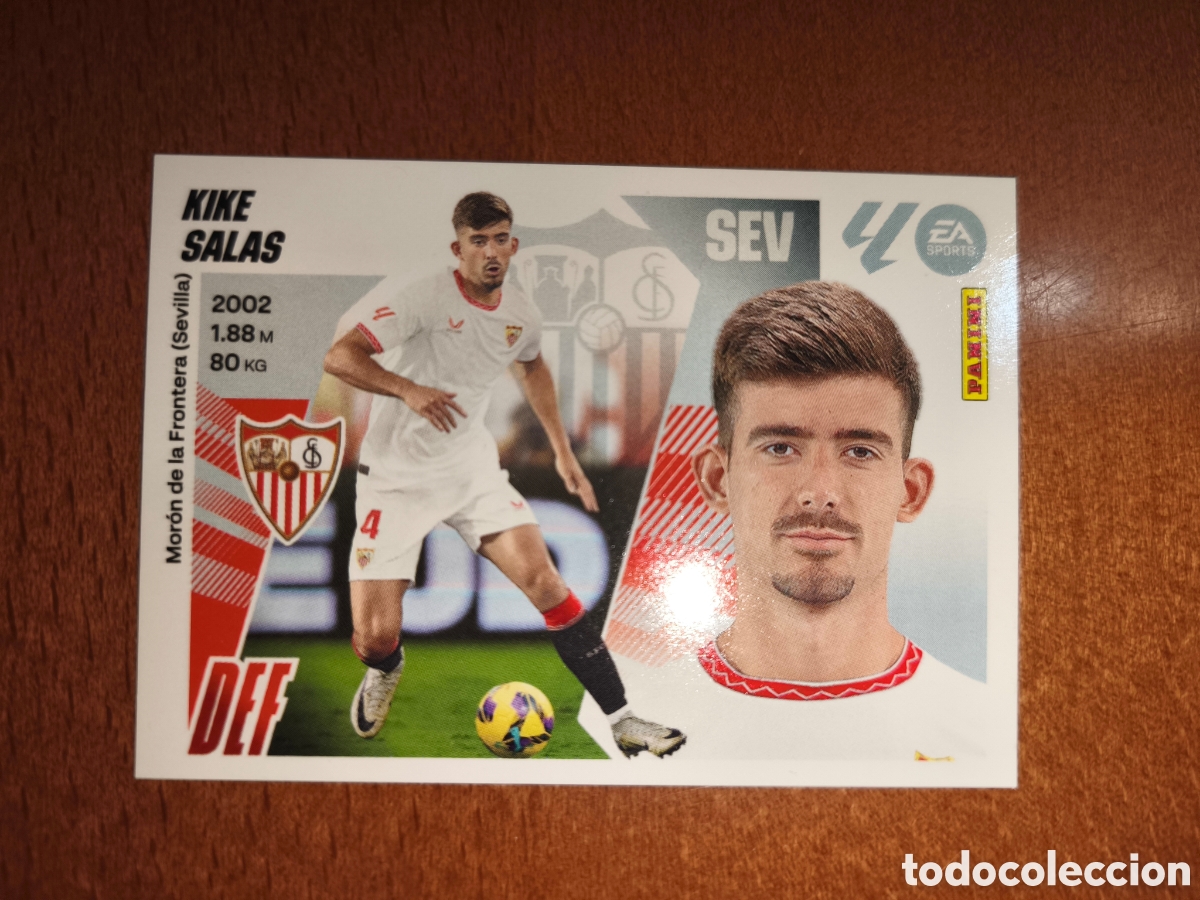 Cromos de f&uacute;tbol: Kike Salas n&deg;7A liga este 25/26 Sevilla