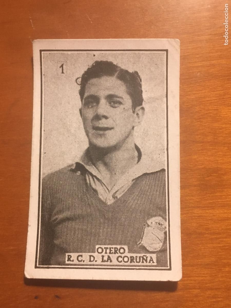 Cromos de f&uacute;tbol: otero deportivo coru&ntilde;a futbol primera division graficas brasil 1956 1957 56 57 nunca pegado