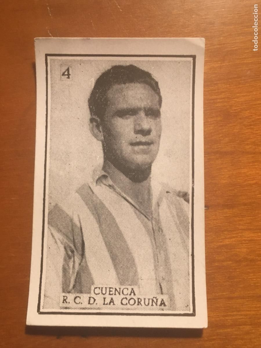 Cromos de f&uacute;tbol: cuenca deportivo coru&ntilde;a futbol primera division graficas brasil 1956 1957 56 57 nunca pegado