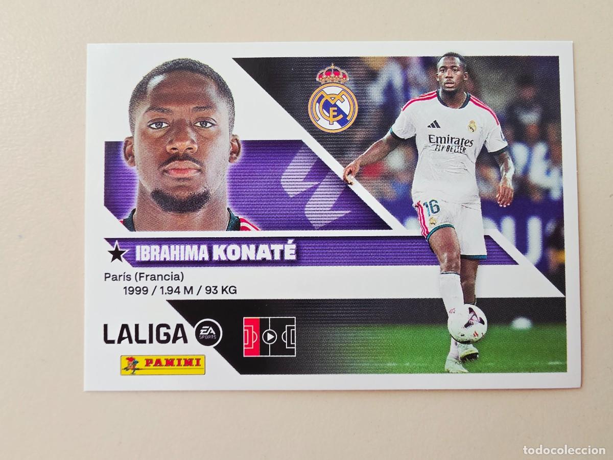 Cromos de Futebol: 7 BIS Ibrahima Konat&eacute;, Coloca, Real Madrid, Panini Ediciones Liga Este 2026 2027 sin pegar