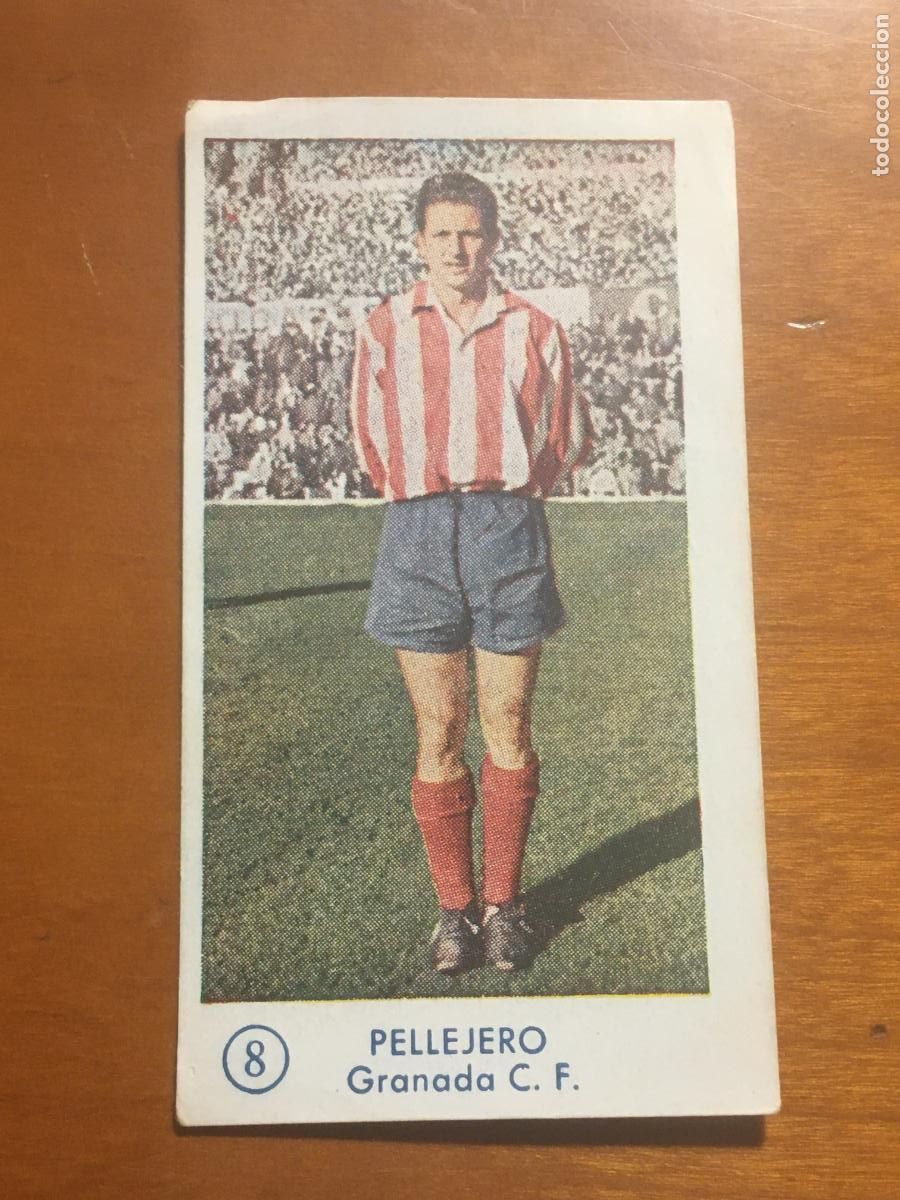 Cromos de f&uacute;tbol: pellejero granada cromo campeonato futbol 1957 1958 graficas bachende nunca pegado