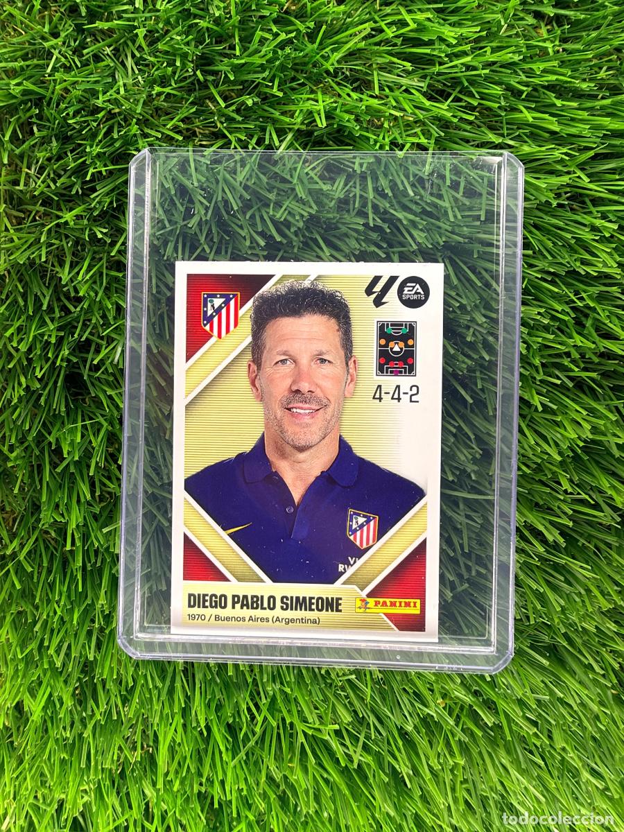 Cromos de Futebol: N&ordm; 2 Diego Pablo Simeone Entrenador Atl&eacute;tico de Madrid Liga Este 26 27